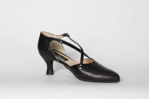 SCARPE DA BALLO CHIUSA TACCO 5 PELLE COD.77T5 Tecnodanza