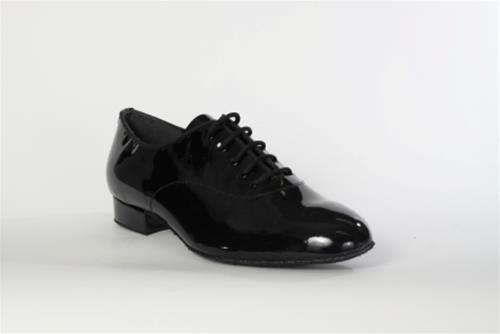 SCARPA DA UOMO VERNICE CON LACCI TACCO 2 COD.62T2 Tecnodanza