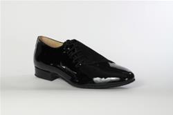 SCARPA DA UOMO CAMOSCIO E VERNICE CON LACCI TACCO 2 COD.66T2 Tecnodanza
