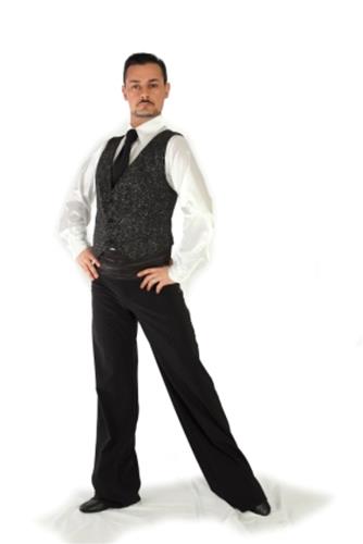 GILET IN STOFFA LAMINATA LUREX TAGLIE STANDARD (SU MISURA + EURO 5) COD.BRILLER Tecnodanza