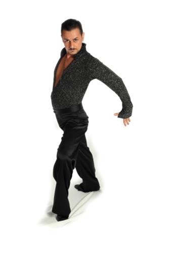 PANTALONI RASO ELASTICIZZATO TAGLIE STANDARD (SU MISURA + EURO 5) COD.ROXY Tecnodanza
