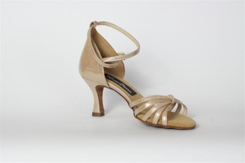SCARPE DA BALLO CON NODINO TACCO 7 SATINATA COD.9SATINATAT7 Tecnodanza