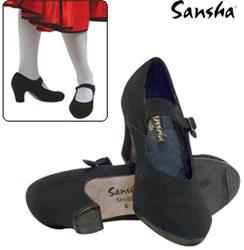 SCARPE DA FLAMENCO IN CAMOSCIO COD.FL1CAMOSCIO Sansha