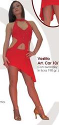 VESTITO CON  SWAROSKY (APPLICATI A MANO) COD.CAR10_15 Tecnodanza