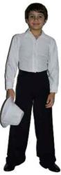 PANTALONI TESSUTO ELASTICIZZATO DA BAMBINO COD.SIMONVITAALTA-10ANNI-NERO Tecnodanza