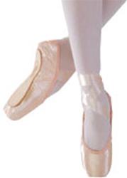 PUNTA IN RASO PER CHI STA PER INIZIARE E PER CHI Già BALLA. LACCI INCLUSI (FINE SERIE) COD.102 Capezio