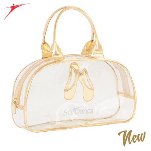 BORSETTA DA DANZA GLITTERATO LUMINOSO PER LE BALLERINE ORO O ARGENTO COD.BG662 So danca