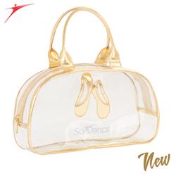 BORSETTA DA DANZA GLITTERATO LUMINOSO PER LE BALLERINE ORO O ARGENTO COD.BG662 So danca