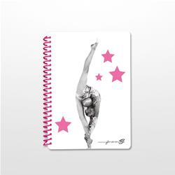 QUADERNO PICCOLO A5 A RIGHE CON STAMPA DA RITMICA COD.FBQPSR12 DANCE DISTRIBUTION