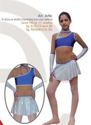 BODY CON GONNELLINO CON FANTASIA E NUDO COD.ARTIC Tecnodanza