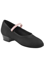 SCARPE DA CARATTERE DI STOFFA CON TACCO (CALZATE 10= 28 /- 29=10.5 / 36 =5.5 / 38=7.5) COD.N4571W Capezio