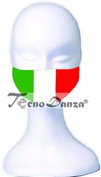 Mascherina bandiera italiana da passeggio con bloccaggio interno della mascherina chirurgica COD.mascherina_bandiera_italiana Tecnodanza