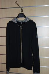 FELPA UOMO CON ZIP E CAPPUCCIO COD.M41044 MEETING