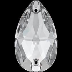 pietra a forma di goccia con fori da cucire su abiti o accessori crystal COD.pietre-gocciac Tecnodanza