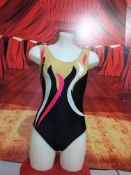 Body da ginnastica artistica o da nuoto sincronizzato in licra e stoffa laminata COD.0003 Tecnodanza