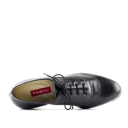 SCARPA DA UOMO TACCO 3 VERSIONE IN PELLE CON LACCI COD.2020P paoul