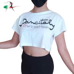 Maglia maniche corte in jersey 100% cotone 140 gr/mq. Colore: bianco, nero COD.DY08 Dancitaly