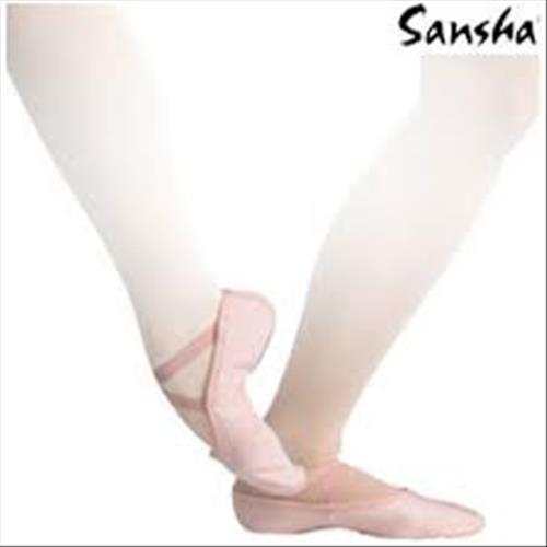 MEZZEPUNTE DANZA IN TELA CON SUOLA SPEZZATA SANSHA SILHOUETTE COD.SILHOUETTE Sansha
