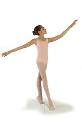 Body basic da bambina a canotta COD.PAOLAB Tecnodanza